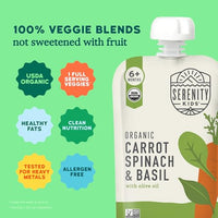 Thumbnail for Image 4 of Serenity Kids Organic Baby Food Pouches, No Added Sugar, 3.5 Oz, 6 Pack