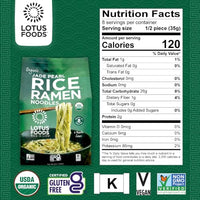 Thumbnail for Image 2 of Lotus Foods Jade Pearl Organic Rice Ramen, Non GMO - 10 Oz Bags (Pack of 6)