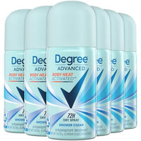 Thumbnail for Image 1 of Default Title for the product Degree Women’s Travel Deodorant Antiperspirant Spray 6-Pack, 1 Oz Ea