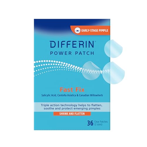 Image 1 of 36 Count (Pack of 1) for the product Differin Acne Treatment Pimple Patches, Salicylic Acid & Centella, 36ct