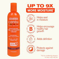 Thumbnail for Image 3 of Cantu Moisturizing Curl Activator Cream for Natural Hair with Pure Shea Butter, 12 fl oz (Pack of 2)