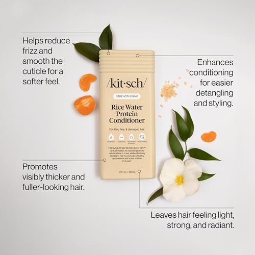 Image 3 of Kitsch Strengthening Rice Water Conditioner for Hair Growth – 12.3 oz