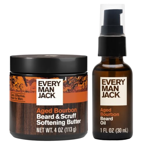 Image 1 of Default Title for the product Every Man Jack Hydrating Beard Oil & Butter for Men, Aged Bourbon