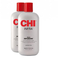 Thumbnail for Image 4 of 12 Fl Oz (Pack of 2) for the product CHI Infra Silk Infusion Silk Reconstructing Leave-In Hair Treatment