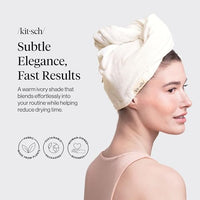 Thumbnail for Image 10 of Kitsch Microfiber Hair Towel Wrap for Women