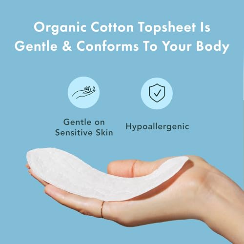 Image 4 of Rael Panty Liners for Women Organic Cotton Cover Micro Thin 280 Count