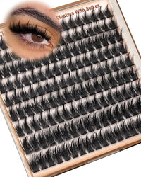 Thumbnail for Image 3 of I-wispy lash cluster 12-14-16 for the product Goddvenus Manga Lash Clusters Eyelash Extensions