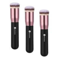 Thumbnail for Image 1 of Default Title for the product KINGMAS Round Foundation Brush, Premium Face Kabuki Makeup Brush (Pack of 3)