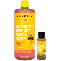 Thumbnail for Image 8 of Rosewater Peony / 32 Fl Oz (Pack of 1) for the product Alaffia Authentic African Black Soap