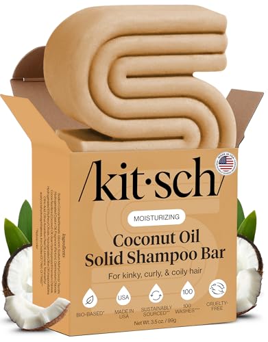 Image 1 of Default Title for the product Kitsch Coconut Oil Shampoo Bar Soap - Curly Hair Shampoo - 3.5 oz