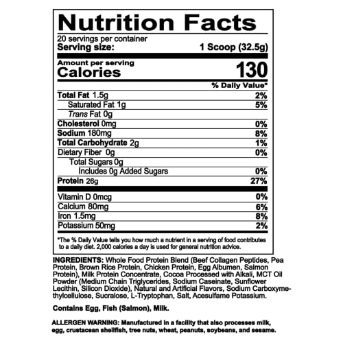 Image 2 of REDCON1 MRE LITE Whole Food Protein Powder 20 Servings
