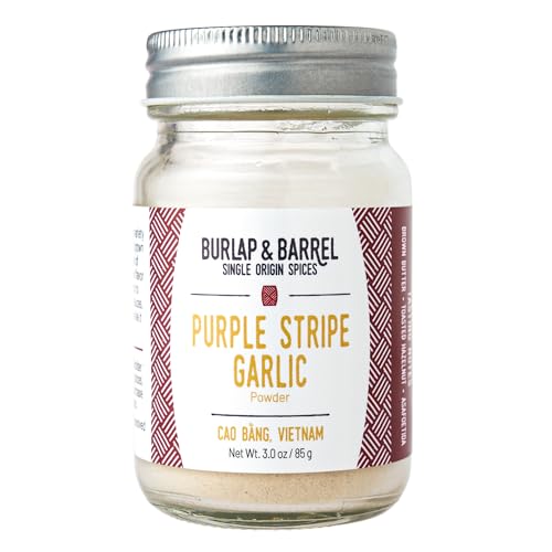 Image 1 of 3 oz Glass Jar for the product Burlap & Barrel Purple Stripe Garlic - 3oz Glass Jar