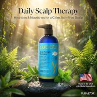 Thumbnail for Image 2 of PURA D'OR Scalp Therapy Shampoo for Dryness and Buildup Care, 16oz