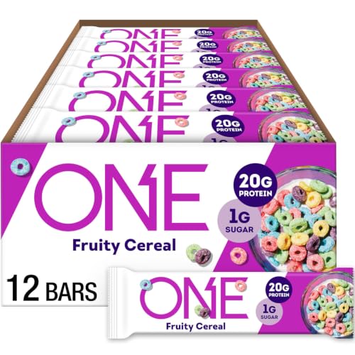Image 1 of Default Title for the product ONE Fruity Cereal Protein Bars, 20g Protein, Gluten Free Snacks, 12 ct