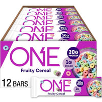 Thumbnail for Image 1 of Default Title for the product ONE Fruity Cereal Protein Bars, 20g Protein, Gluten Free Snacks, 12 ct
