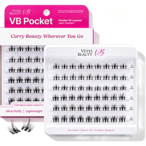 Image 7 of GlowHours / 8-14mm for the product VEYESBEAUTY Lash Clusters Individual Eyelash Extensions