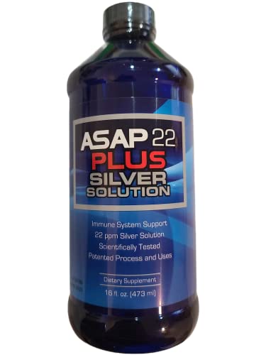 Image 2 of Unflavored / 16 Fl Oz (Pack of 1) for the product American Biotech Labs ASAP 22 Plus Silver Solution - 8 oz