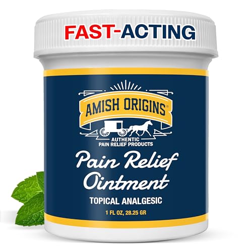 Image 1 of Default Title for the product Amish Origins Pain Relief Ointment 1 oz Maximum Strength All Natural Discomfort Reliever