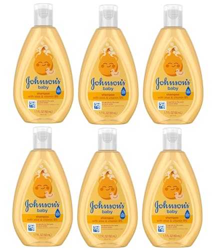 Image 1 of 1.7 Fl Oz (Pack of 6) for the product Johnson's Baby Shampoo, Travel Size, 1.7 Ounce (Pack of 6)