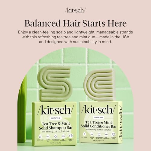 Image 4 of Kitsch Tea Tree Shampoo and Conditioner Set – Made in USA, 2 pcs