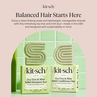 Thumbnail for Image 4 of Kitsch Tea Tree Shampoo and Conditioner Set – Made in USA, 2 pcs