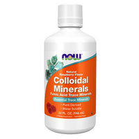 Thumbnail for Now Foods Colloidal Minerals Raspberry 32 Oz