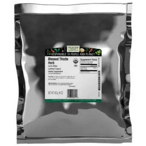 Frontier Coop Organic Blessed Thistle Herb Cut & Sifted 1 Lb