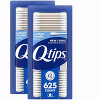Thumbnail for Image 1 of 625 Count (Pack of 2) for the product Q-tips Cotton Swabs for Hygiene and Beauty Care