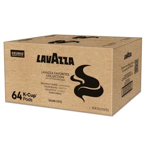 Image 4 of Lavazza Favorites Collection Variety Pack, K-Cup Pods, Light and Medium Roast Coffee, 64 Count