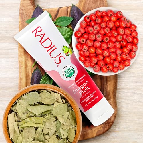 Image 7 of RADIUS USDA Organic Kids Toothpaste 3oz Pack of 2