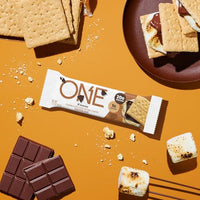 Thumbnail for Image 3 of ONE S'mores Protein Bars, 20g Protein, Gluten Free Snacks, 72 Count (2.12 oz) (Pack of 6)