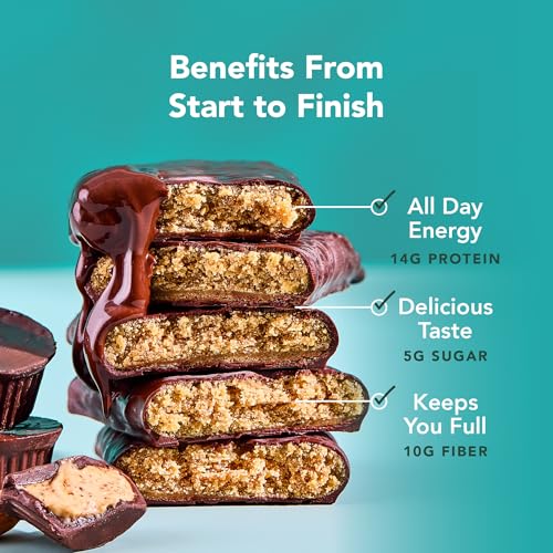Image 4 of ALOHA Organic Plant Based Protein Bars | Almond Butter Cup, 12 Ct, 5g Sugar