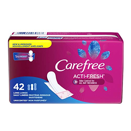 Image 2 of 42 Count (Pack of 1) for the product Carefree Body Shape Pantiliners