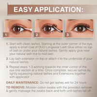 Thumbnail for Image 2 of Ardell PreMapped Eyelash Extensions Kit Cat Eye Lashes Lash Clusters 4 Pair