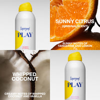 Thumbnail for Supergoop! PLAY Antioxidant Body Mist w/Vitamin C - 6 fl oz - SPF 50 PA++++ Broad Spectrum Sunscreen - Body Spray - Great for Active Days