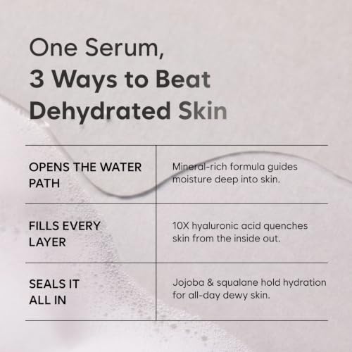 Image 4 of Cecith Waterlock First Serum, Korean Hydrating Hyaluronic Acid Serum for Face, Lightweight Moisture Barrier Serum for Dry & Dehydrated Skin, 5.07 fl oz