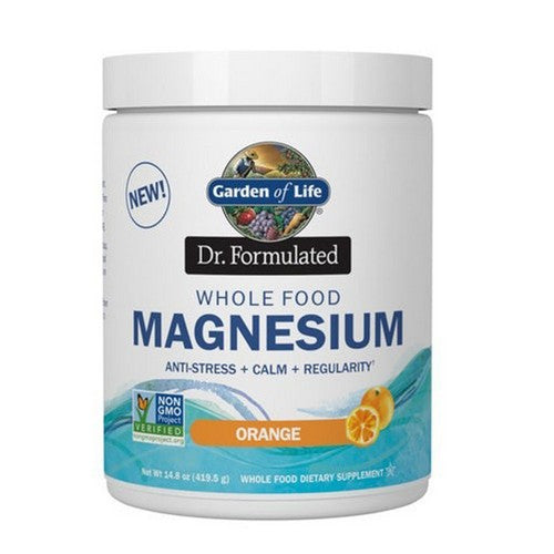 Garden of Life Dr. Formulated Magnesium Powder Orange, 14.8 Oz