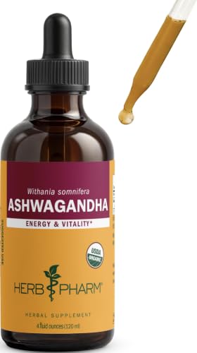 Image 1 of Default Title for the product Herb Pharm Organic Ashwagandha Liquid Extract 4 oz