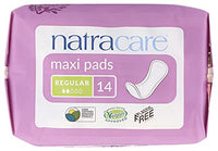 Thumbnail for Image 6 of natracare Natural Traditional Style Maxi Pads, Regular, Individually Wrapped, Without Wings in Plant-Based Bag (1 Pack, 14 Pads Total)