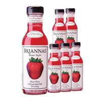 Thumbnail for Image 1 of Default Title for the product BRIANNAS Home Style Blush Wine Vinaigrette Dressing 12 oz. Bottles - 6 Pack