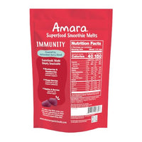 Thumbnail for Image 2 of Amara Organic Very Berry Immunity Blend Superfood Smoothie Melts - 1oz: 8 Months and Up, Pouch, Gluten-Free, Non-GMO