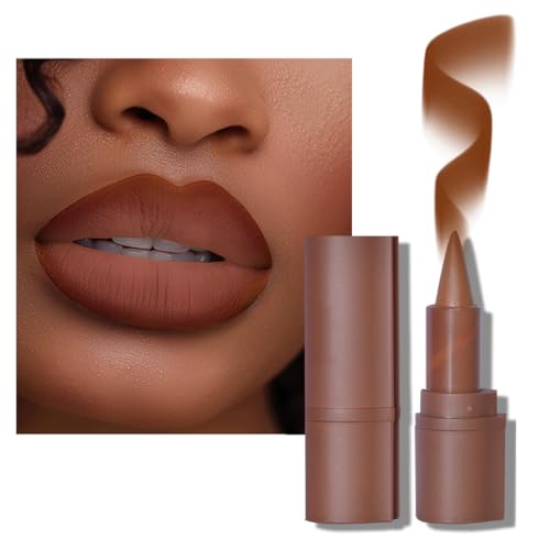 Image 7 of 04# Toffee / 1 Count (Pack of 1) for the product BAISEN DIARY 2-in-1 Double-Ended Matte Lip Liner & Lip Gloss Duo