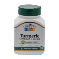 Thumbnail for 21st Century Turmeric Complex 500 mg 60 Veg Caps