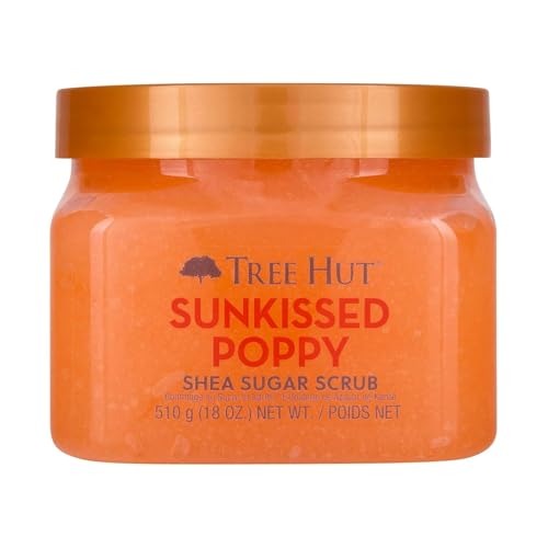 Image 1 of Default Title for the product Tree Hut Sunkissed Poppy Body Scrub, Exfoliating Sugar Scrub, Vegan, 18 Oz
