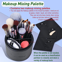 Thumbnail for Image 6 of Bueart Design 34Pcs PRO Makeup Brushes Set Real Goat Hair Horse (Black)