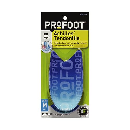 Image 1 of M 8-13 for the product PROFOOT Achilles Tendonitis Orthotic Heel Cup for Men (Sizes 8-13) - 1 Pair