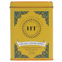 Thumbnail for Image 1 of Default Title for the product Harney & Sons Organic Ginger Lemon Herbal Tea, 20 Sachets in Tin