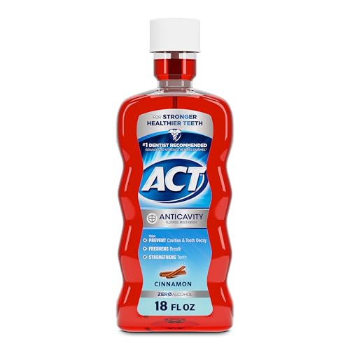 Image 1 of Cinnamon / 18 Fl Oz (Pack of 1) for the product ACT Anticavity Fluoride Mouthwash