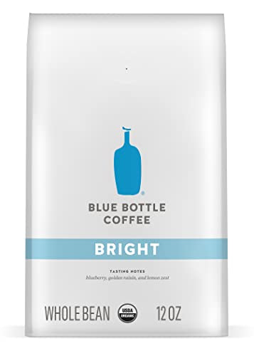 Image 1 of 12 Ounce (Pack of 1) for the product Blue Bottle Coffee Bright Blend Whole Bean Organic Coffee
