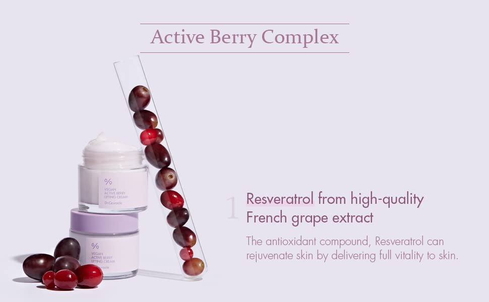Image 5 of Dr.Ceuracle Vegan Active Berry Lifting Cream, Glowing Moisturizer 2.64 oz.